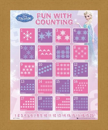 Framed Framed Fun With Counting - Disney's Frozen
