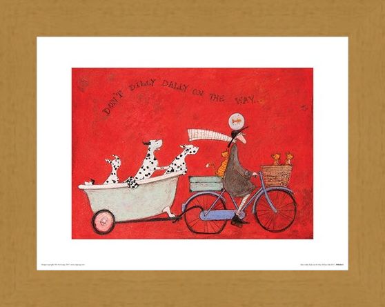 Framed Framed Don't Dilly Dally on the Way - Sam Toft