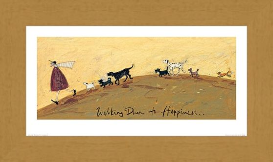 Framed Framed Walking Down To Happiness - Sam Toft