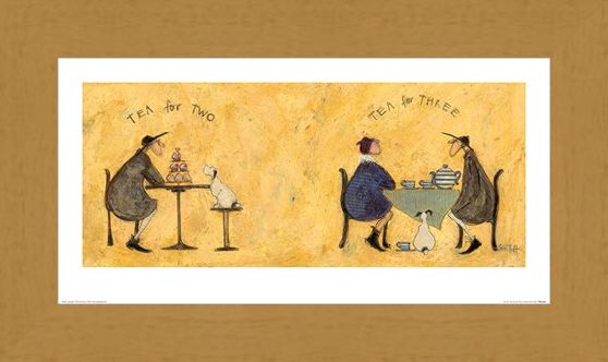 Framed Framed Tea for Two, Tea for Three - Sam Toft