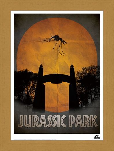 Framed Framed The Grand Gates - Jurassic Park