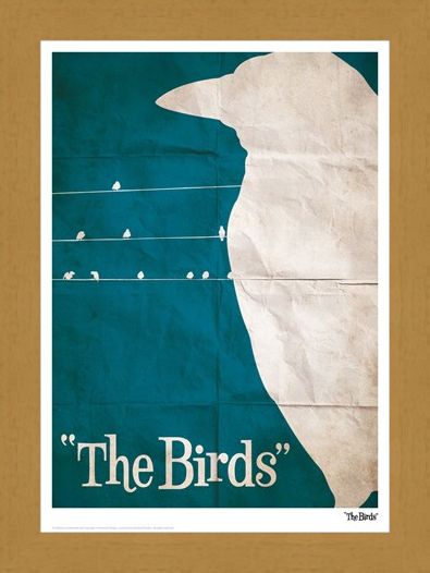 Framed Framed The Birds - Alfred Hitchcock