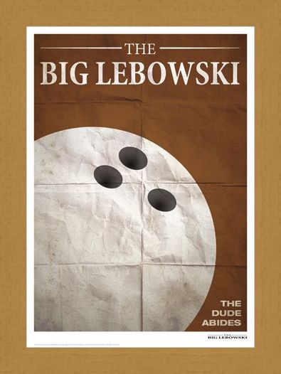 Framed Framed Bowling - The Big Lebowski