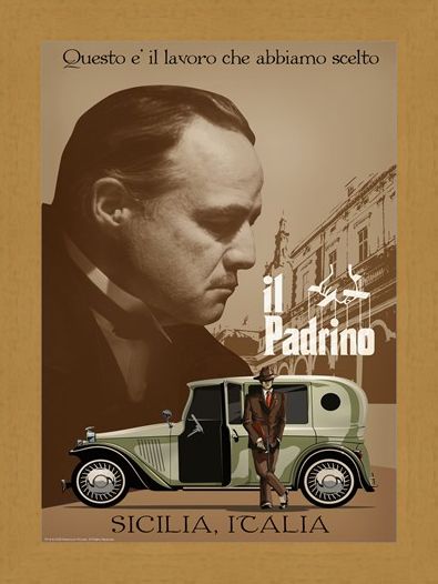 Framed Framed Sicilia - Godfather