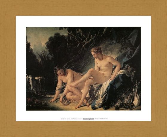 Framed Framed Diana Al Bagno - Francois Boucher