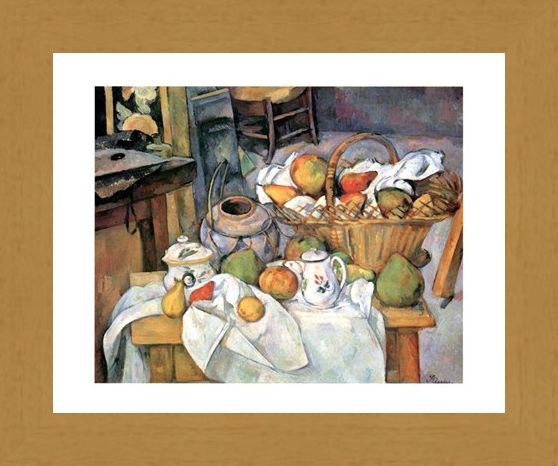 Framed Framed Natura Morta - Paul Cezanne