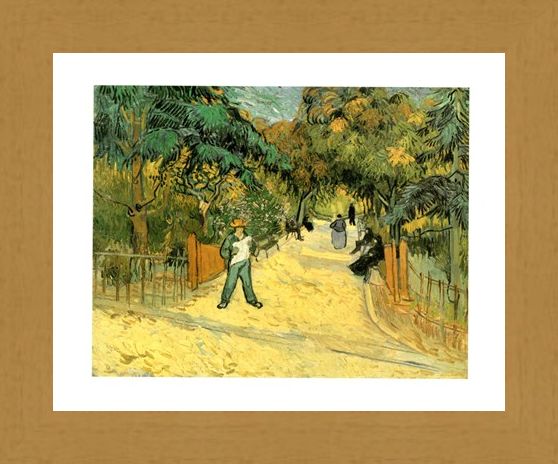 Framed Framed Giardini Pubblici - Vincent Van Gogh