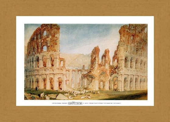 Framed Framed Il Colosseo - Joseph Mallord William Turner
