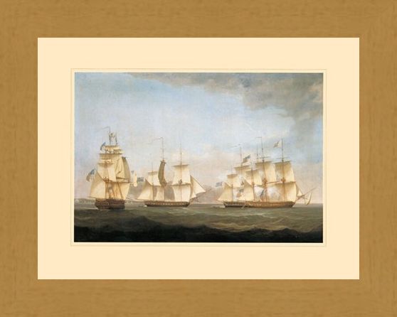 Framed Framed The Ship 'Shannon' - Antonio Jacobsen