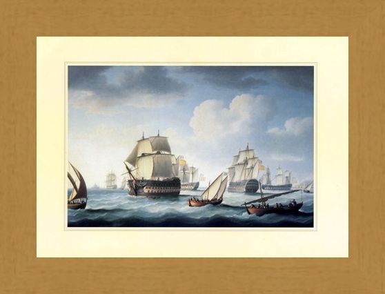 Framed Framed The Battle Of Trafalgar - Naval Warfare