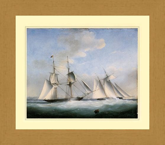 Framed Framed The Ship 'Water Witch' - High Seas Beauty