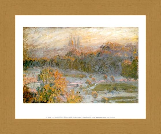 Framed Framed Les Tuileries, Etude - Claude Monet