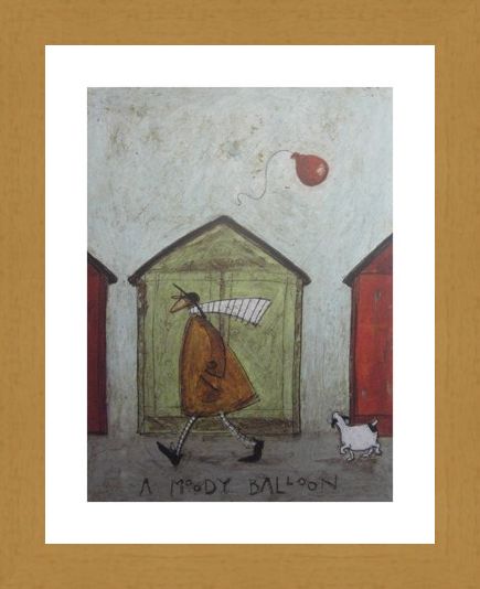 Framed Framed A Moody Balloon - Sam Toft
