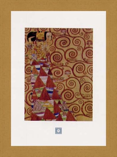 Framed Framed Stoclet Frieze, Expectation, 1905-09 - Gustav Klimt