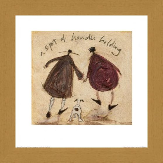 Framed Framed A Spot of Handie Holding - Sam Toft
