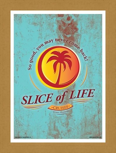 Framed Framed Slice Of Life Cruises Mini Poster - Inspired By Dexter