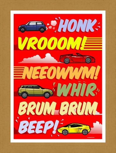 Framed Framed Car Noises - Brum Brum