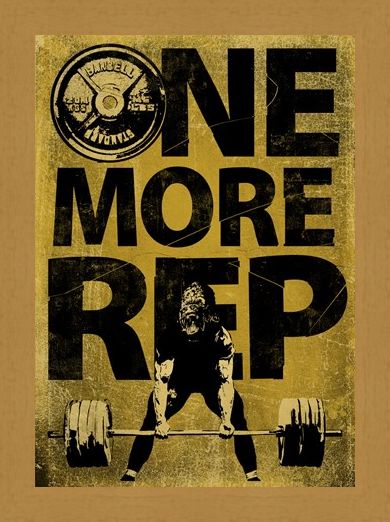 Framed Framed Don't Give Up - One More Rep