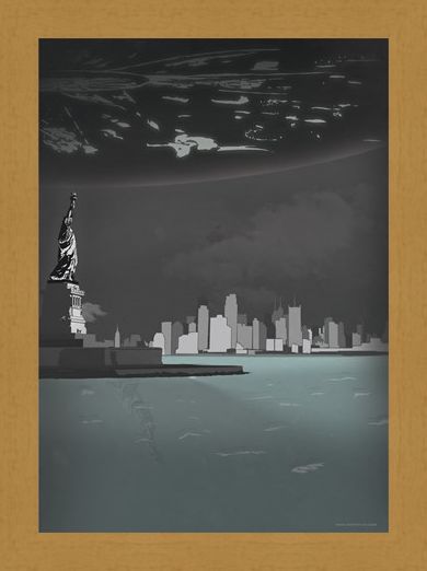 Framed Framed Your Liberty Is At Stake - Inspired By Independence Day