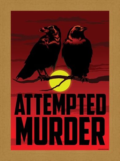 Framed Framed Attempted Murder Mini Poster - Crows