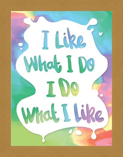 Framed Framed I Like What I Do Mini Poster - Humourus Quote