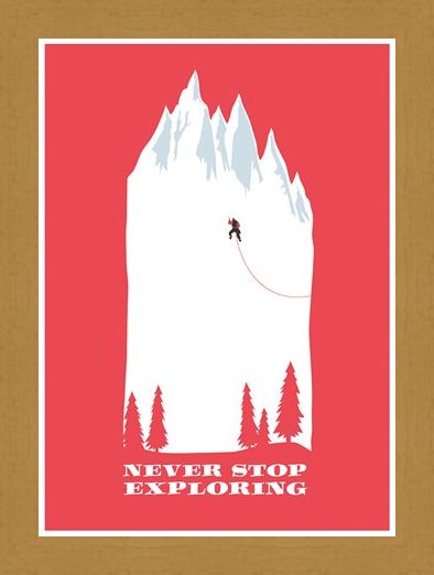 Framed Framed Make Everyday An Adventure - Never Stop Exploring