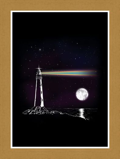 Framed Framed A Spectrum Of Colour - Rainbow Searchlight