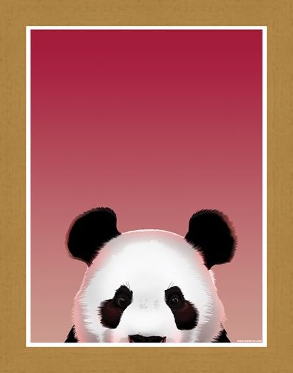 Framed Framed Pop Up Panda - Inquisitive Creatures