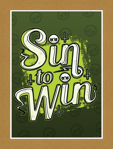 Framed Framed Sin To Win - Quirky