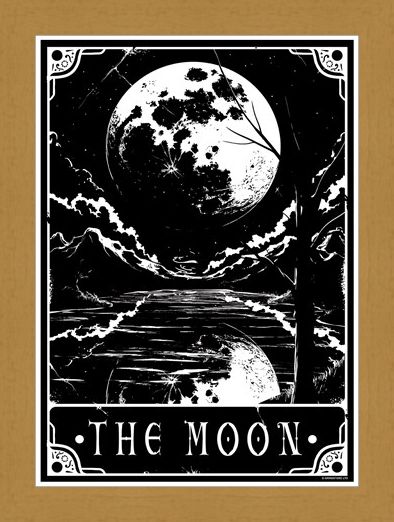 Framed Framed The Moon - Deadly Tarot