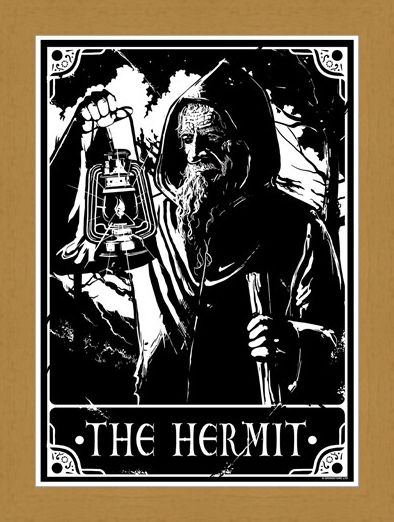 Framed Framed The Hermit - Deadly Tarot