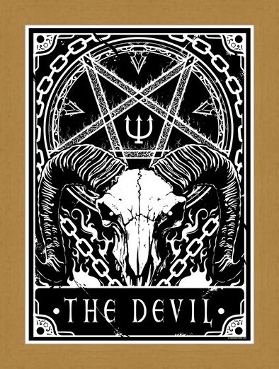 Framed Framed The Devil - Deadly Tarot