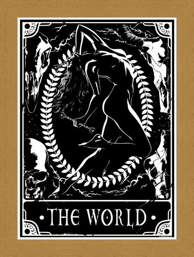 Framed Framed The World - Deadly Tarot