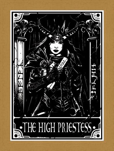 Framed Framed The High Priestess - Deadly Tarot