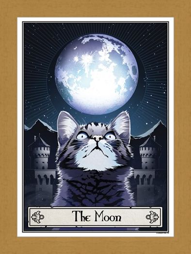 Framed Framed The Moon - Deadly Tarot Felis
