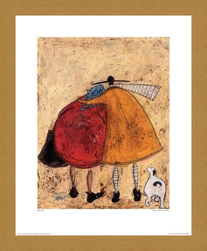 Framed Framed Hugs On The Way Home - Sam Toft