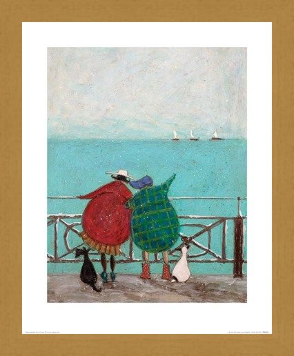 Framed Framed We Saw Three Ships Come Sailing By - Sam Toft
