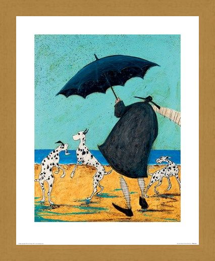 Framed Framed On Jack's Beach - Sam Toft