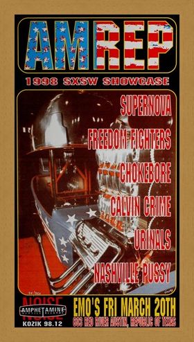 Framed Framed AM REP 1998 SXSW Showcase - Frank Kozik
