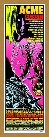 Framed Framed Acme Custom 500 - Frank Kozik
