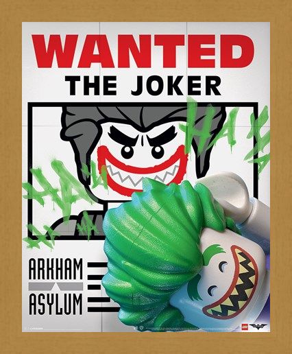 Framed Framed Wanted The Joker - Lego Batman