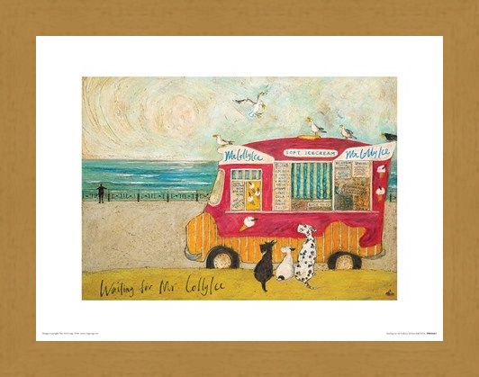 Framed Framed Waiting for Mr Lollyice - Sam Toft