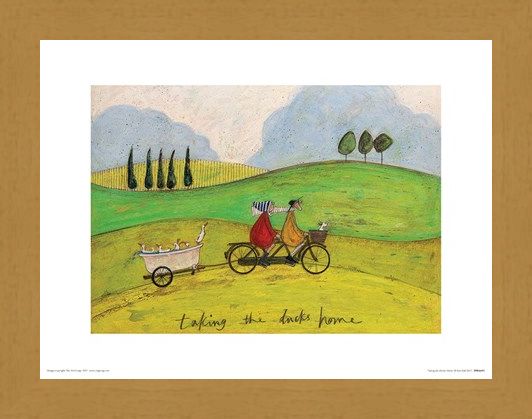 Framed Framed Taking the Ducks Home - Sam Toft