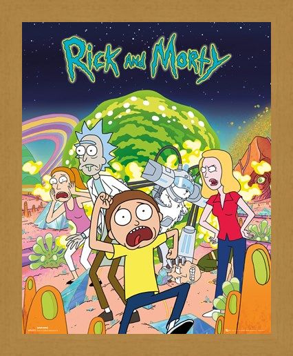 Framed Framed Group - Rick and Morty