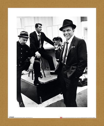 Framed Framed Dean Martin, Sammy Davis Jr. and Frank Sinatra - Time Life