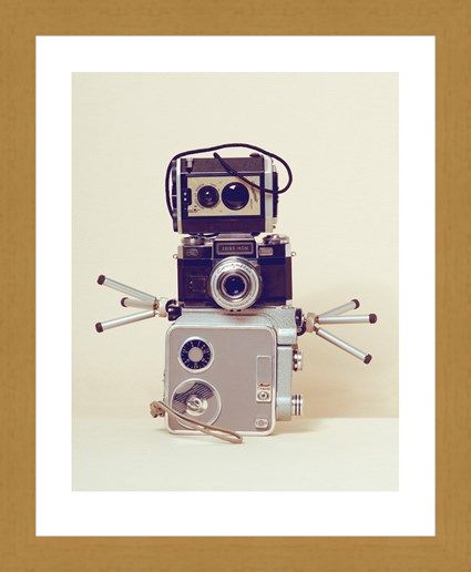 Framed Framed Robot Hands - Ian Winstanley