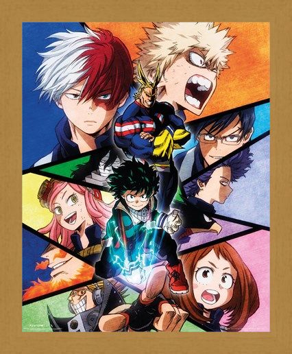 Framed Framed My Hero Academia Group - Quirk