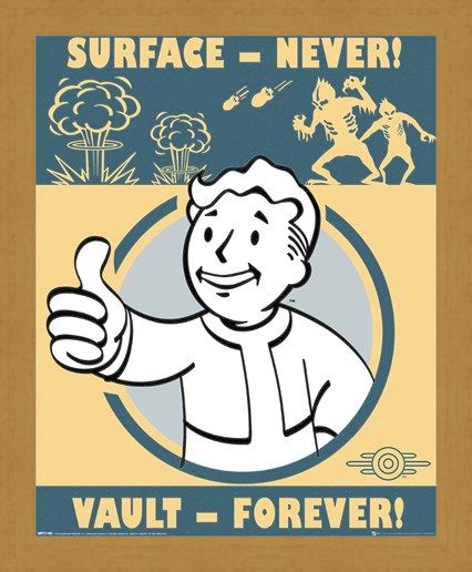 Framed Framed Vault Forever - Fallout