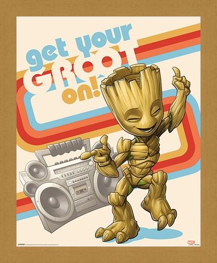 Framed Framed Get Your Groot On - Guardians of the Galaxy Vol. 2