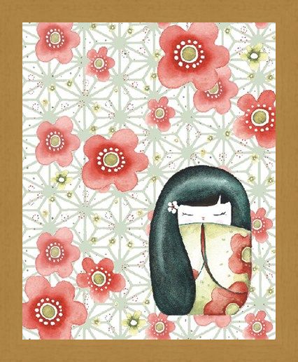 Framed Framed Hanako - Sam Bamford - Mizuki Dolls